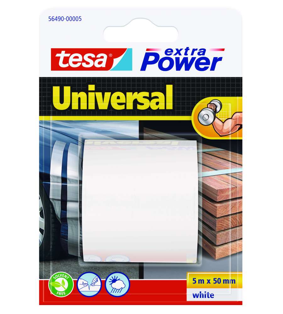 NASTRO UNIVERSALE EXTRA POWER 5M X 50MM BIANCO