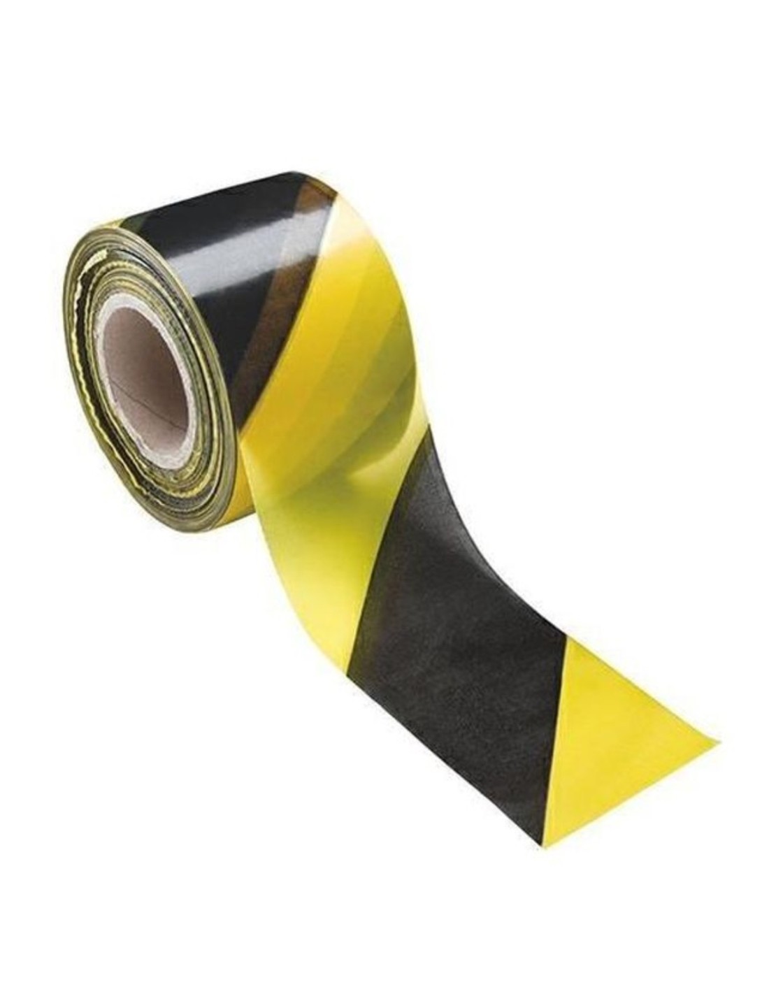 NASTRO SEGNALETICO NON ADESIVO GIALLO/NERO 7X200 METRI