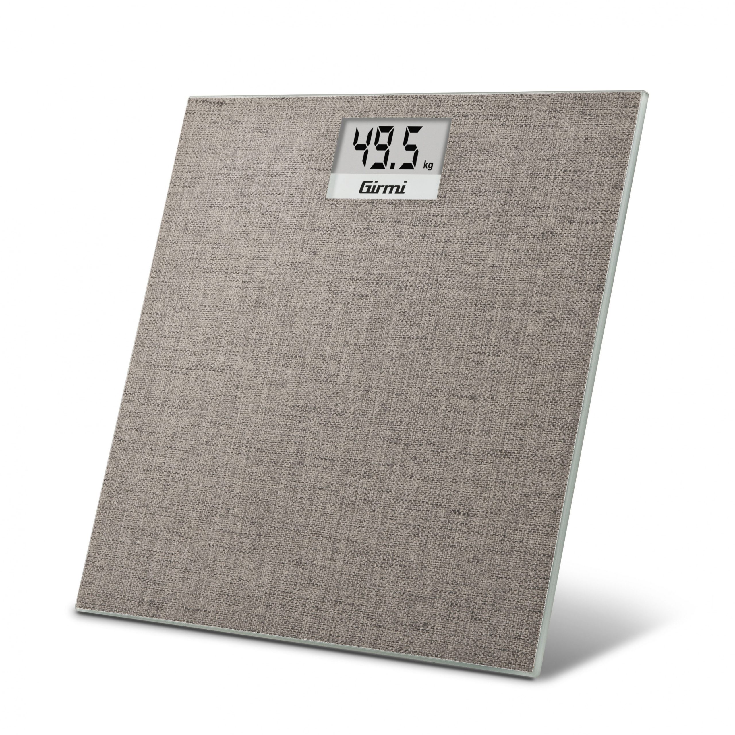 BILANCIA PERSONA IN VETRO EFFETTO TESSUTO ELETTRONICA 100G/150KG