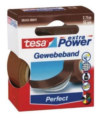 NASTRO TELATO MARRONE 2,75MT X 38MM