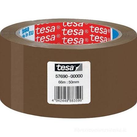 NASTRO ADESIVO PER IMBALLAGGIO MARRONE 66MT X 50MM