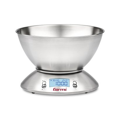 BILANCIA DA CUCINA ELETTRONICA INOX CON CIOTOLA 1G/5KG