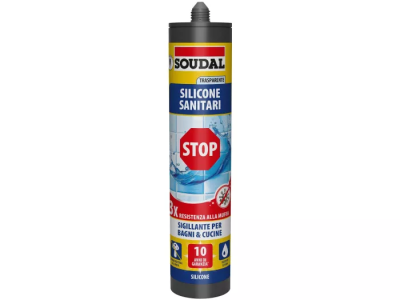 SILICONE SANITARI STOP MUFFA TRASPARENTE 300ML