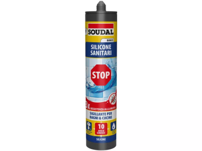 SILICONE SANITARI STOP MUFFA BIANCO 300ML