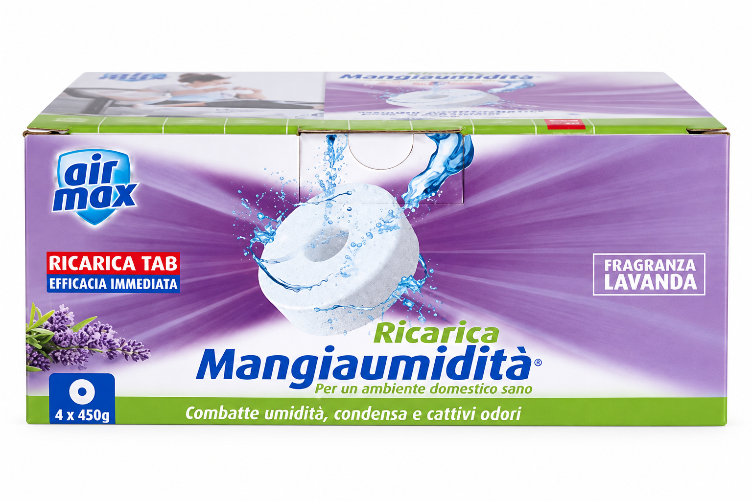 AIR MAX RICARICA TAB 4X450GR LAVANDA