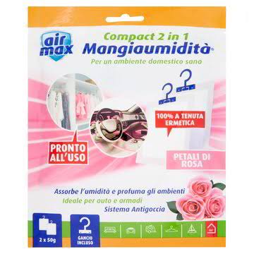 AIR MAX APPENDIBILI COMPACT 2 IN 1 PETALI DI ROSA 2X50GR