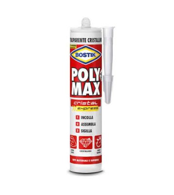 BOSTIK POLY MAX CRISTAL EXPRESS CARTUCCIA 300GR