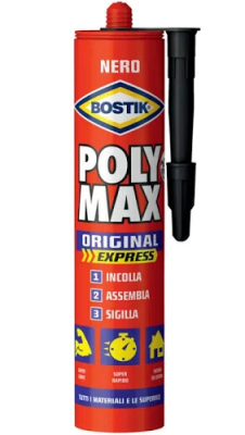 BOSTIK POLY MAX ORIGINAL EXPRESS NERO CARTUCCIA 425GR