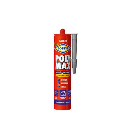 BOSTIK POLY MAX ORIGINAL EXPRESS GRIGIO CARTUCCIA 425GR