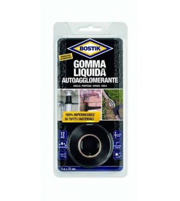 BOSTIK GOMMA LIQUIDA NASTRO AUTOAGGLOMERANTE 3MT X 25MM