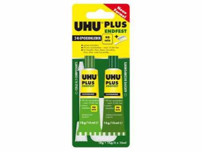 UHU PLUS ENDFEST 90 MIN BLISTER 30ML