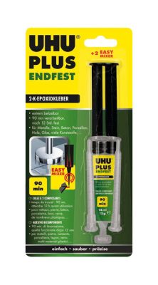 UHU PLUS ENDFEST 90 MIN + 2 MIXER BLISTER 14ML/15GR