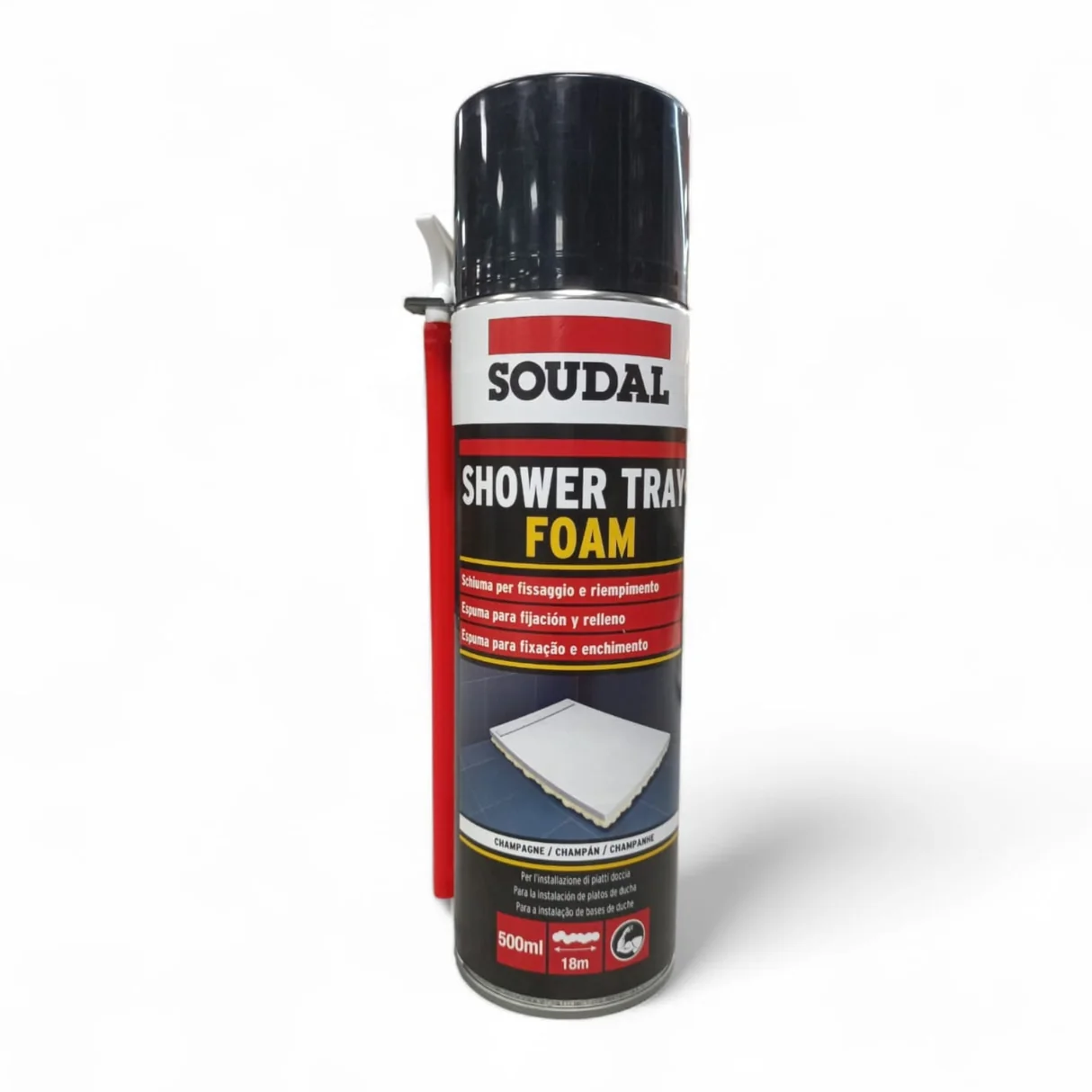 SCHIUMA SHOWER TRAY POLIURETANICA PIATTI DOCCIA MANUALE GIALLA 500ML