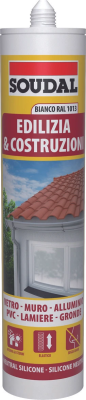 SILICONE EDILIZIA BIANCO RAL 1013 300ML