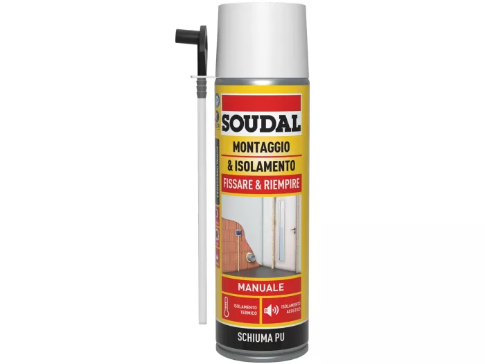 SCHIUMA MONTAGGIO & ISOLAMENTO MANUALE CHAMPAGNE 500ML