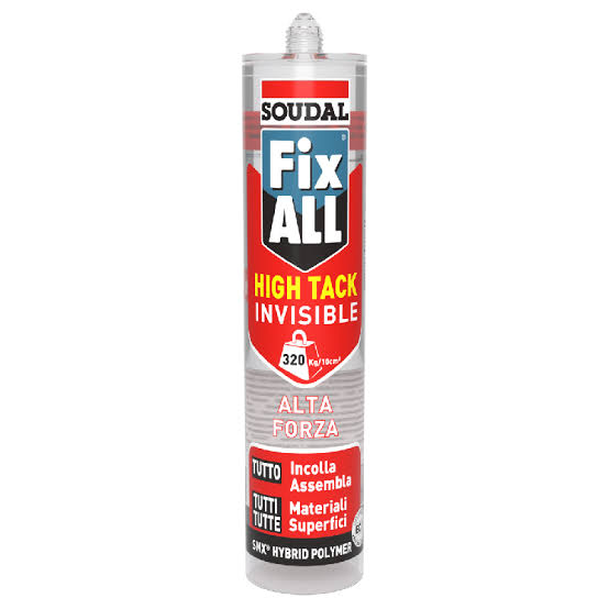FIX ALL HIGH TACK INVISIBLE TRASPARENTE 290ML