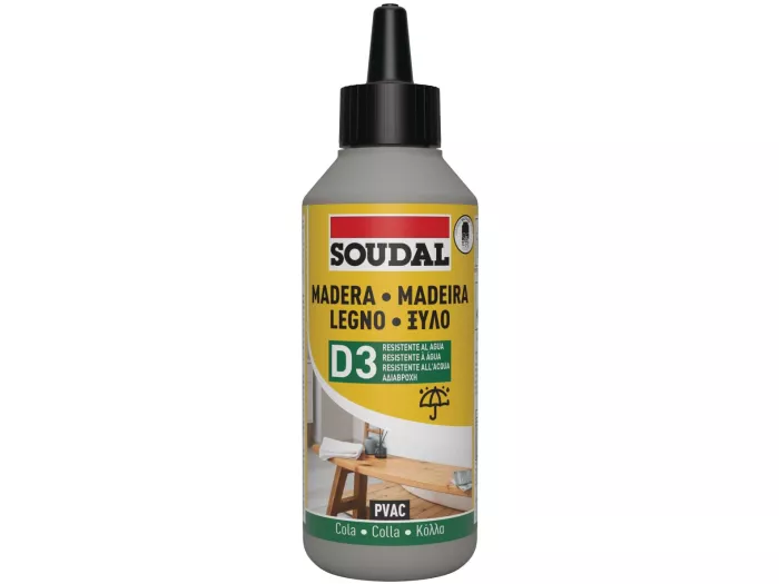 ADESIVO PER LEGNO D3 BIANCO 250GR