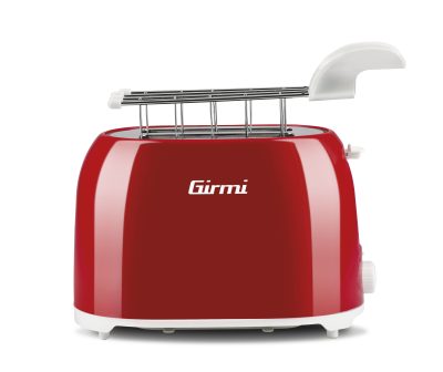 TOSTAPANE ELETTRICO CON PINZE ROSSO 750W
