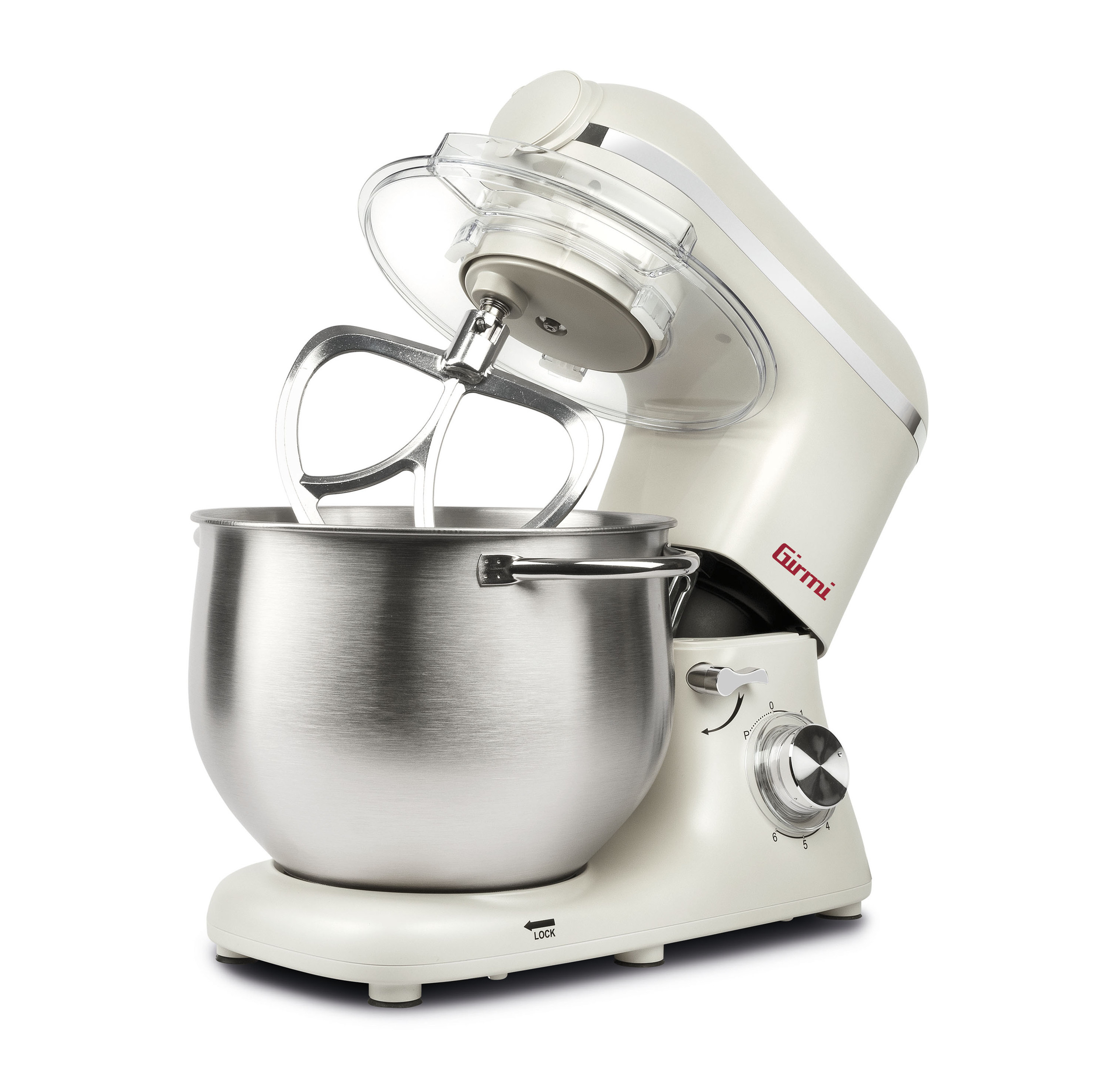 IMPASTATRICE PLANETARIA 8L PER LAVORARE IMPASTI FINO A 3KG, 1900W