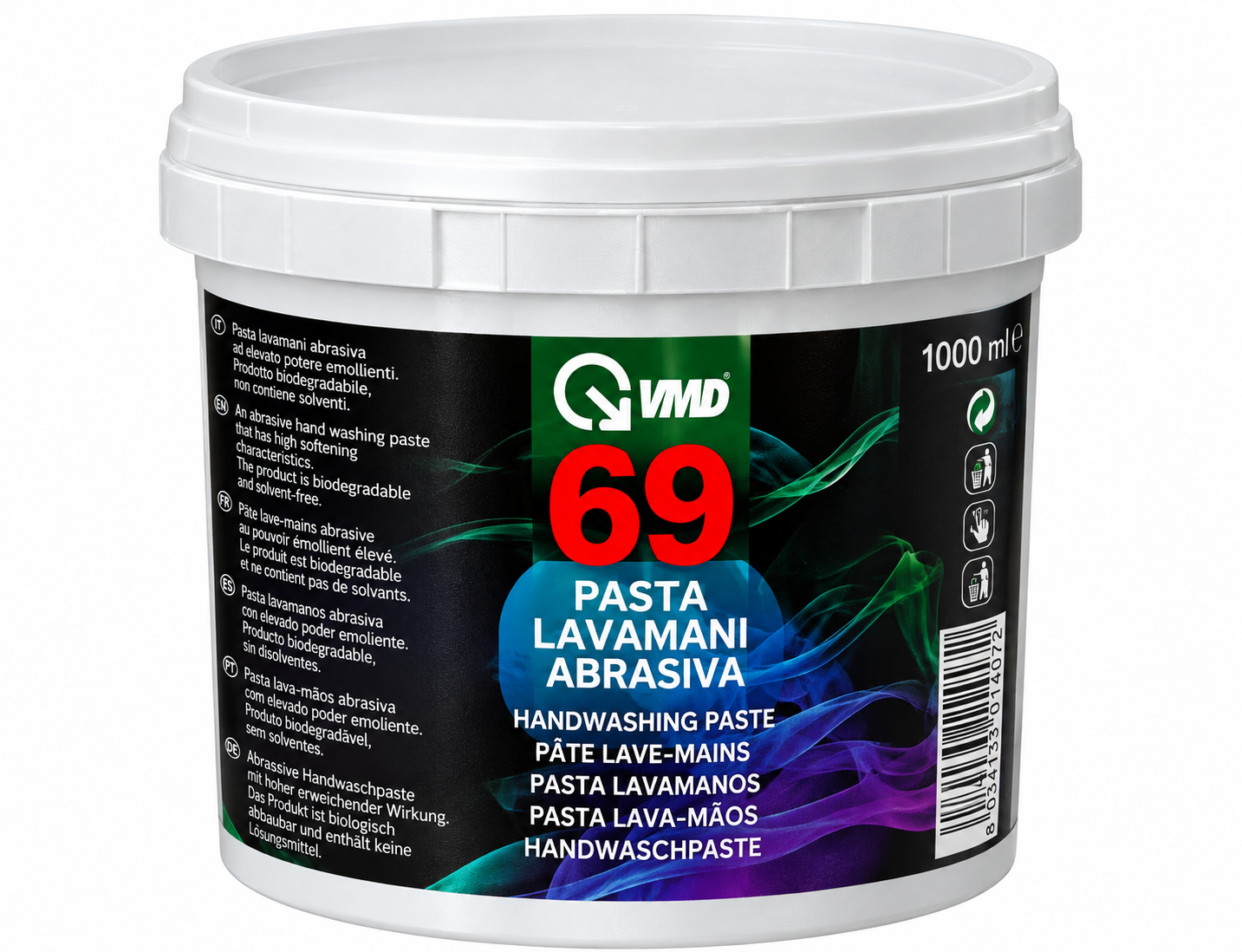 VMD 69 PASTA LAVAMANI 1KG BIODEGRADABILE/PLASTIC FREE