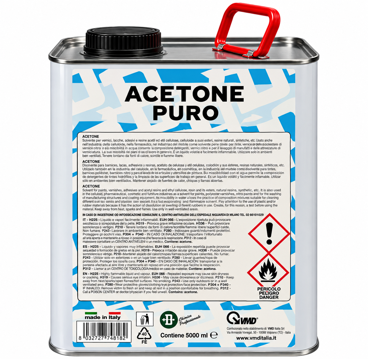 ACETONE PURO 5L