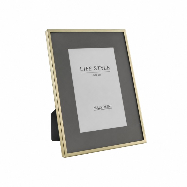 PORTAFOTO GINGER CM.16x21x1 MET TORTORA