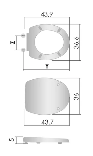 Sedile WC Uno N H057 - immagine 3