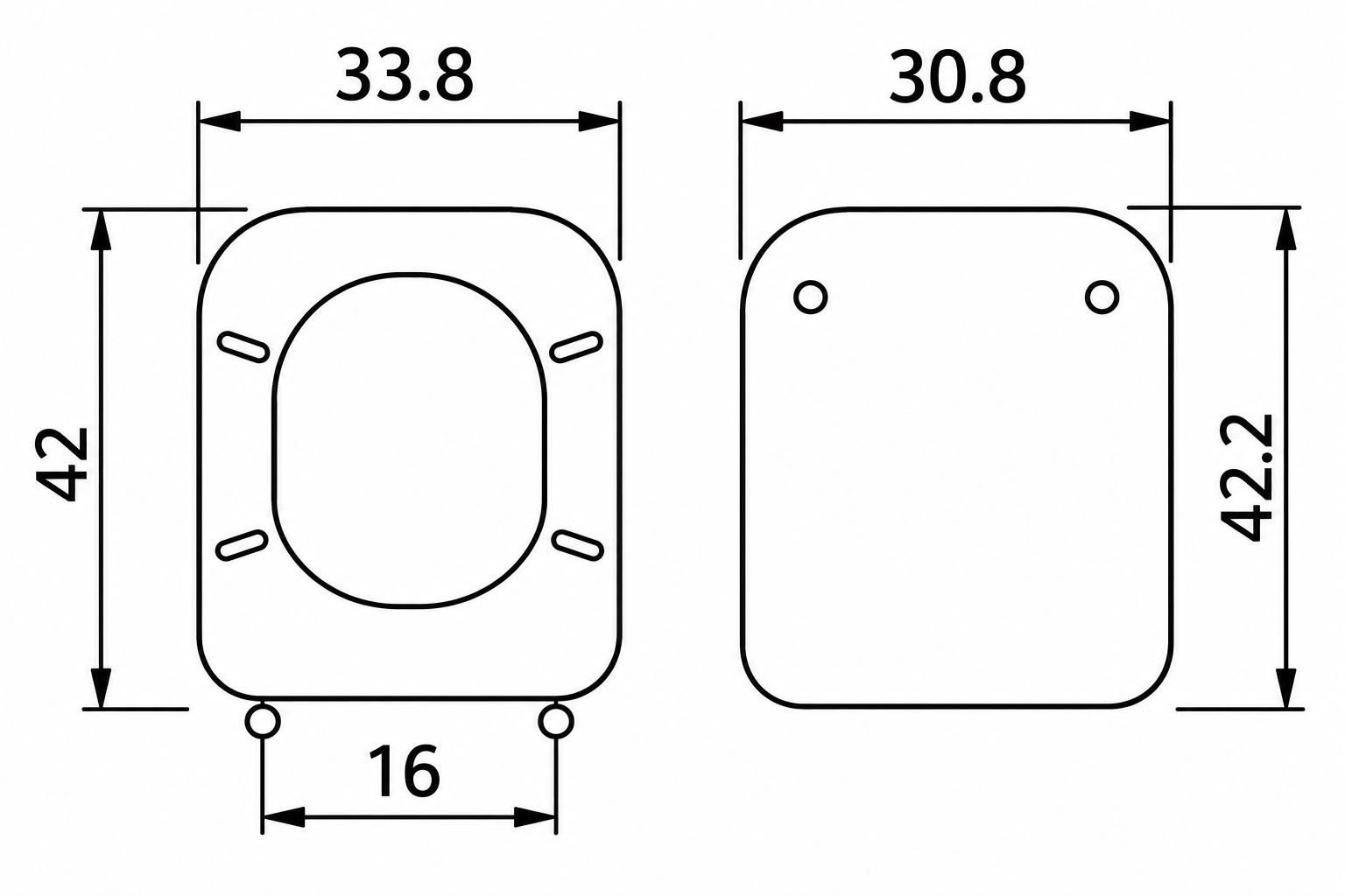 Sedile WC Adatto a Conca polytech bianco europeo - immagine 2