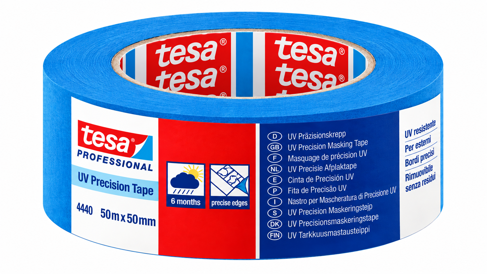 NASTRO ADESIVO DI CARTA PER MASCHERATURA DURATA 14 GIORNI 50MT X 50MM