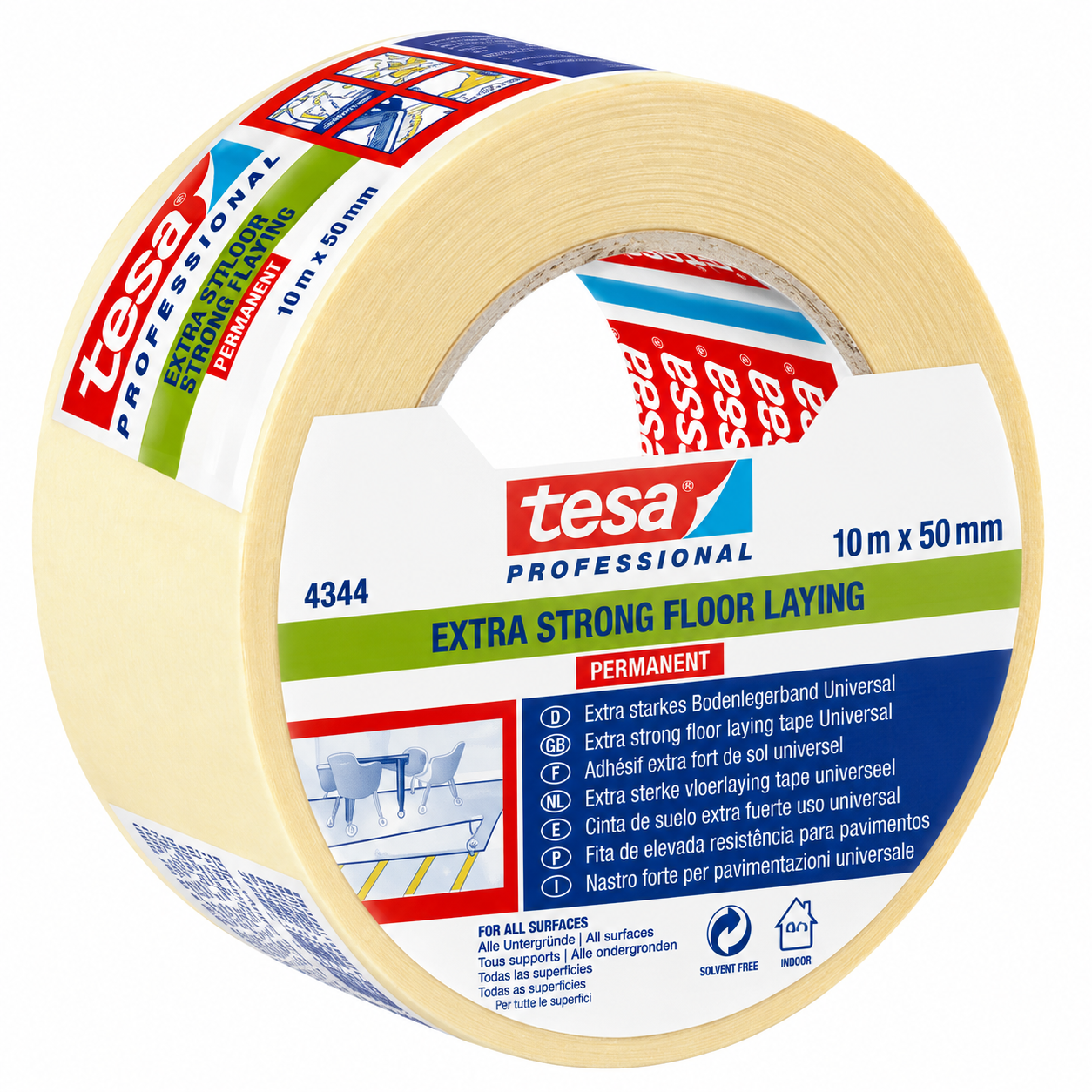 NASTRO BIADESIVO TELATO 10MT X 50MM