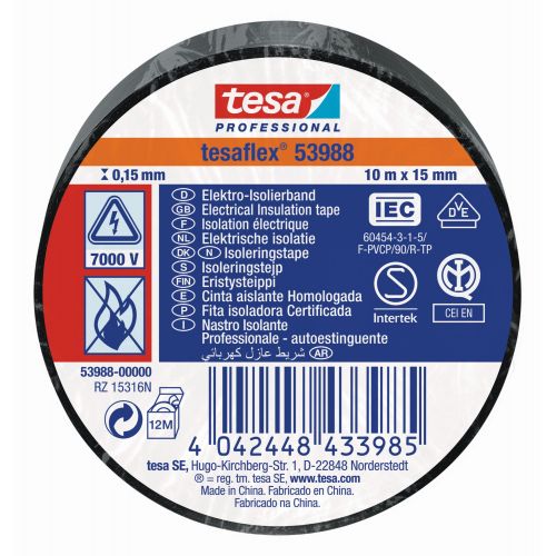 SPVC ELECTRICAL TAPE BROWN 10M X 15MM