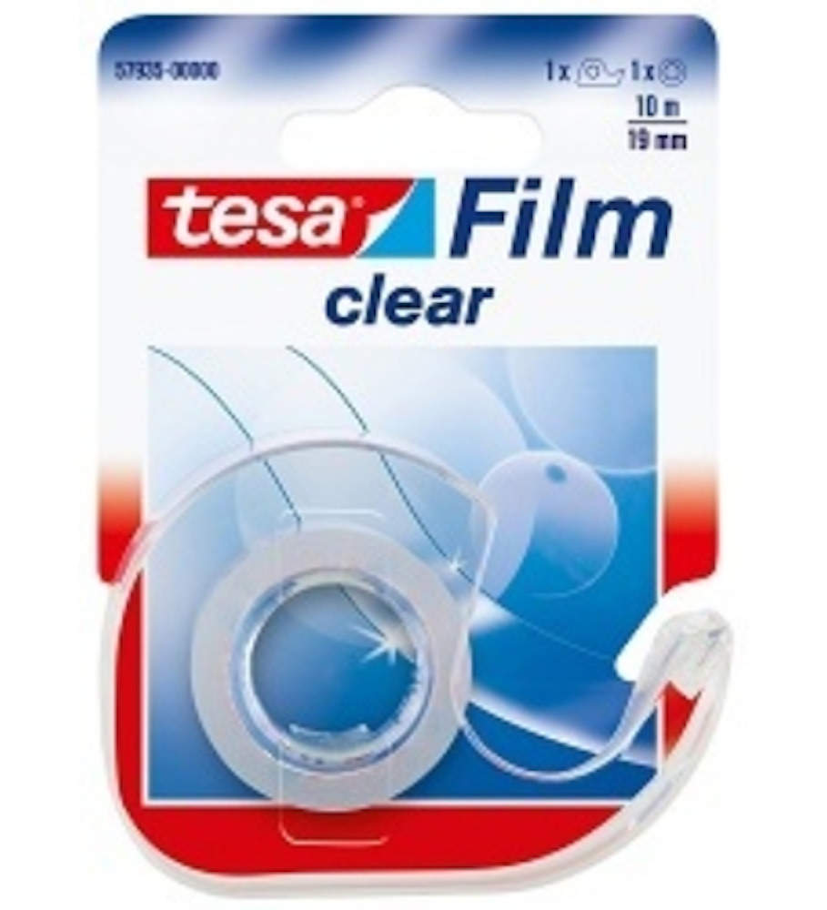 CRYSTAL TAPE 10MT X 19MM CON DISPENSER
