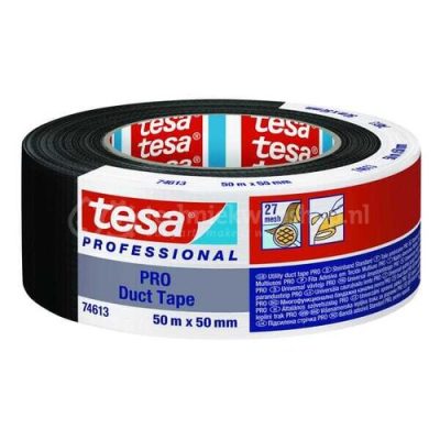 NASTRO AMERICANO TELATO NERO 50MT X 50MM