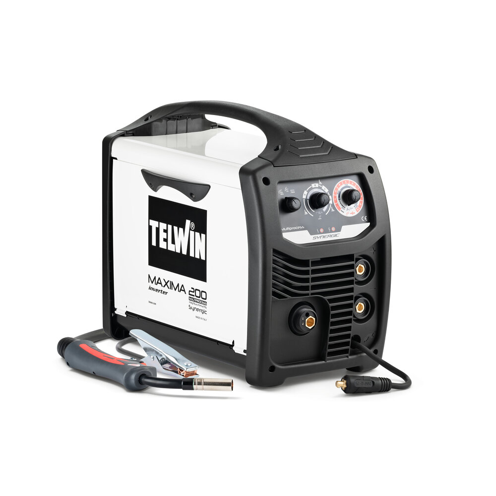 SALDATRICE INVERTER MULTIPROCESSO (MIG-MAG/BRAZING/MMA/TIG DC- LIFT), 170A, MAXIMA 200 SYNERGIC 230V