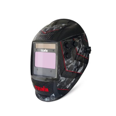 MASCHERA AUTOMATICA A CASCHETTO PER USO PROFESSIONALE ADATTA ALLA SALDATURA MMA, TIG (>2A) e MIG-MAG, CLASSE OTTICA 1/1/1/1, FUNZIONAMENTO A CELLA SOLARE EYETRON MASCHERA