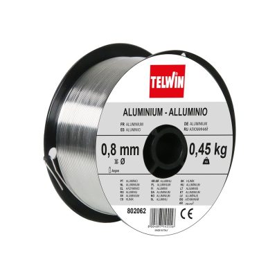 BOBINA FILO ALMG5 0,8 MM 0,45 KG PER SALDATURA CON GAS DI PROTEZIONE (ARGON)