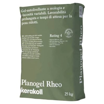 Gel-autolivellante a reologia e viscosit? variabili. Lavorabilit? prolungata e tempi di attesa per la posa ridotti.