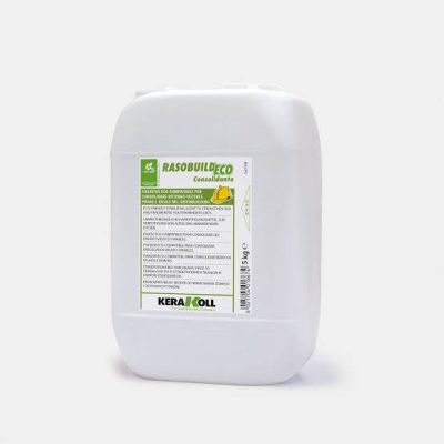 Fissativo eco-compatibile per consolidare intonaci vecchi e friabili.
