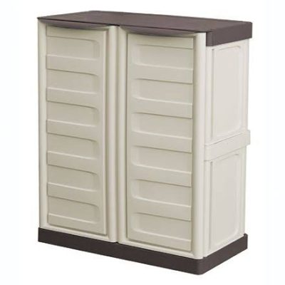 ARMADIO IN PLASTICA CON RIPIANO 70X39X85CM