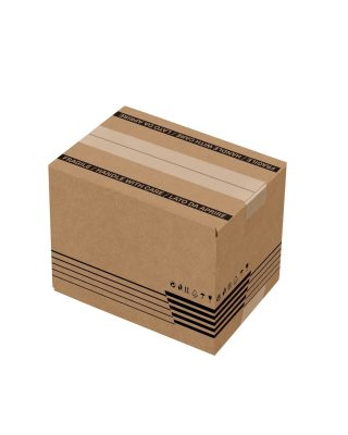 SCATOLA CARTONE AMERICANA DOPPIA ONDA 40X30X30CM AVANA BC SCD7