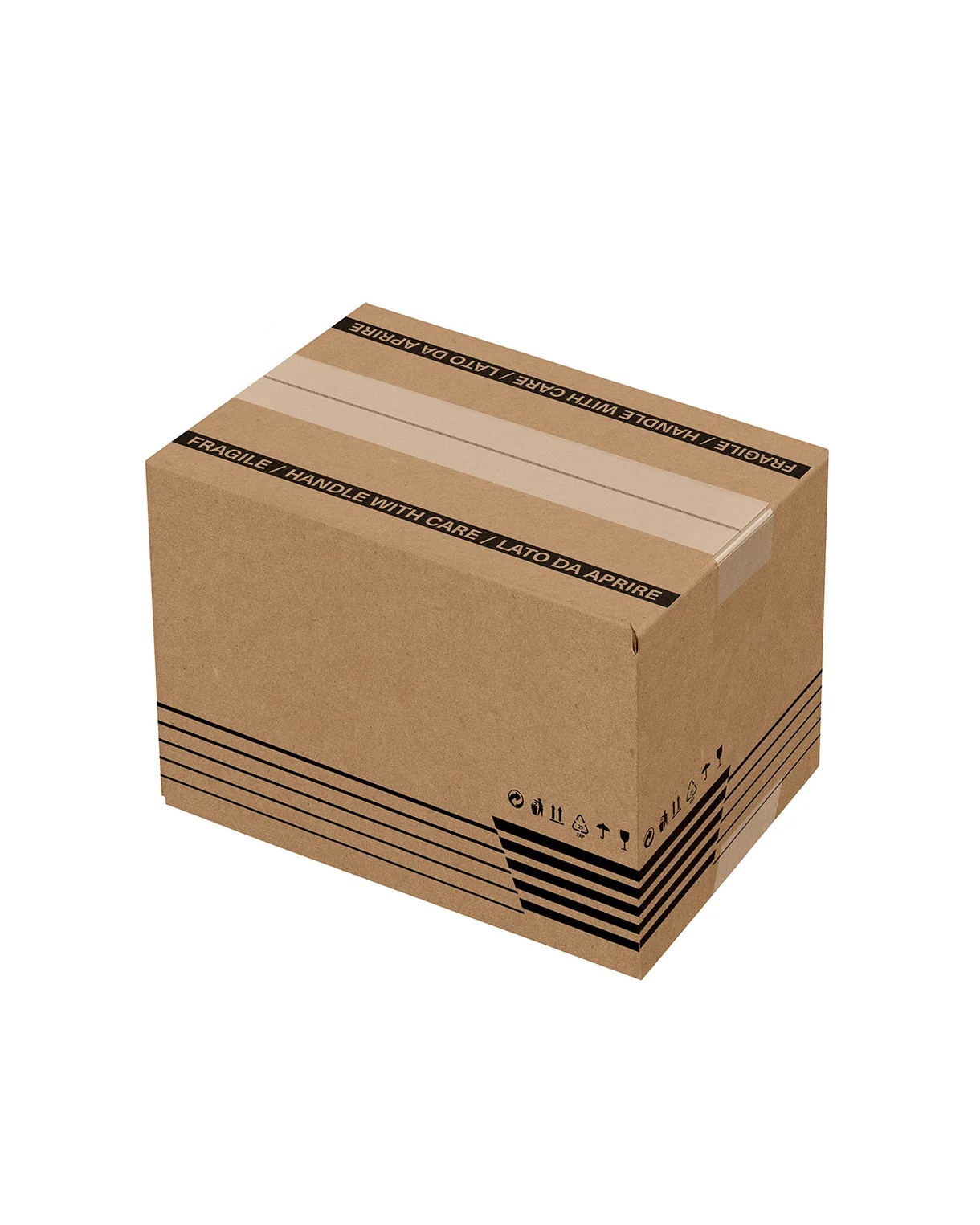 SCATOLA CARTONE AMERICANA DOPPIA ONDA 60X40X40CM AVANA BC SCD14