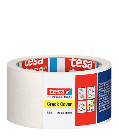 NASTRO COPRI-CREPE BIANCO 25MT X 50MM