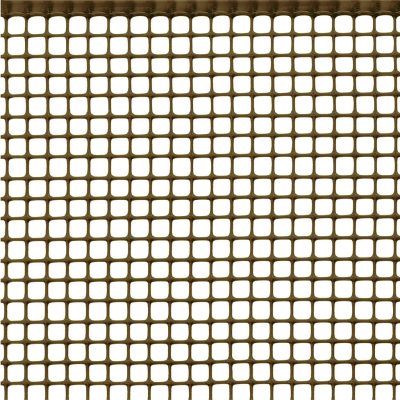 RETE MULTIUSO A MAGLIA QUADRATA 10X10MM, 0,5X5M MARRONE