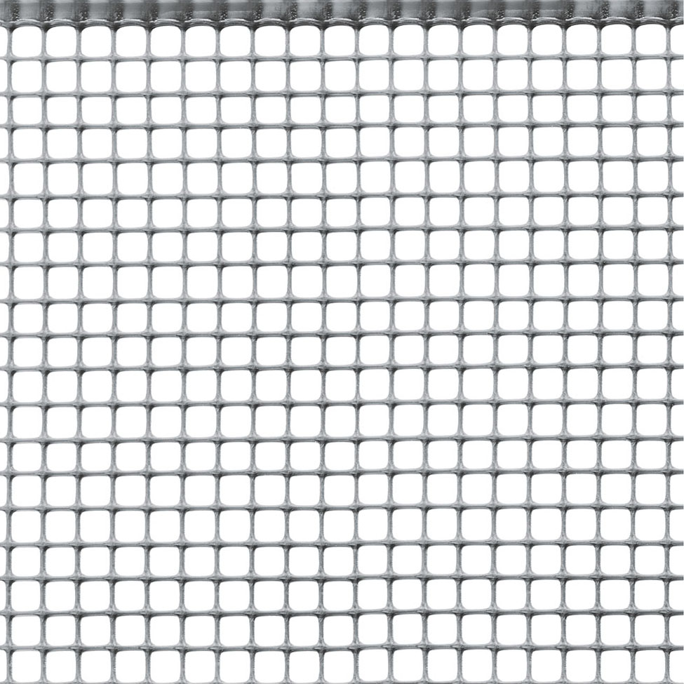 RETE MULTIUSO A MAGLIA QUADRATA 10X10MM, 1X5M SILVER