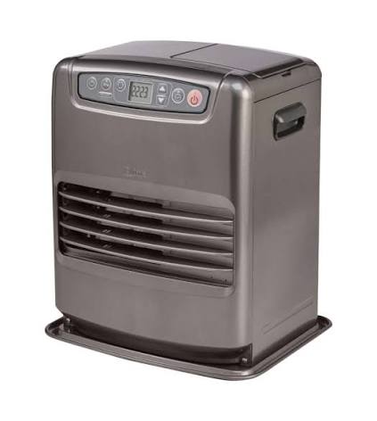 STUFA QLIMA DARK-GREY METALLIC elettronica programmaz.24 hr serbatoio 5 ltbooster, SAVE