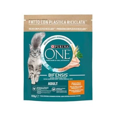 ONE CAT ADULT POLLO & CEREALI INTEGRALI 8X800GR BIFENSIS