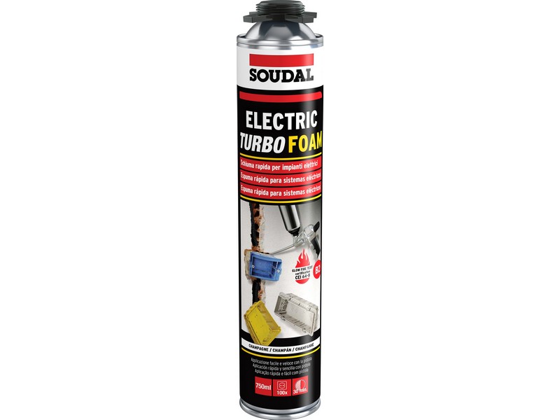 SOUDAL ELECTRIC TURBO FOAM 750ML ITESPT
