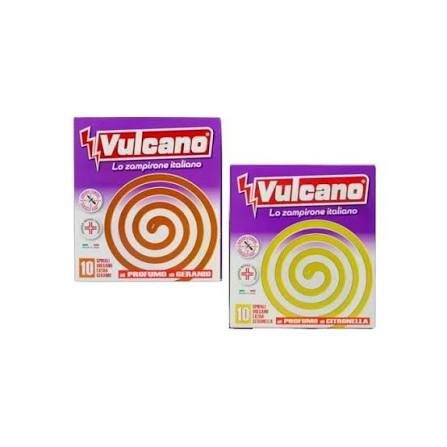 VULCANO SPIRALI CITRONELLA/GERANIO - ESSENZE FLOREALI