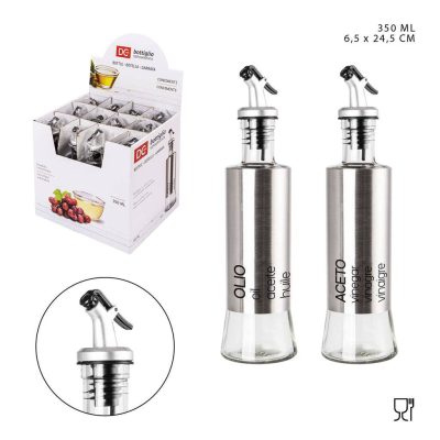DC CASA BOTTIGLIA OLIO/ACETO 350ML 6.5X24.5 ARGENT