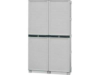 ARMADIO IN POLIPROPILENE 100X39X172CM TRE PIANI